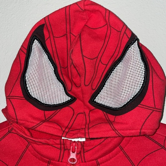 Disney Marvel Spider-Man Far from Home zipped up Web Hoodie sweatshirt. - Picture 5 of 9